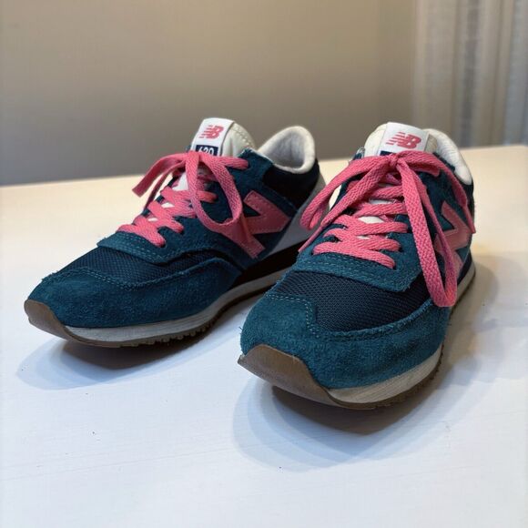 New Balance Women's‎ Emerald Green & Pink Sneakers Running Shoes CW620AH Size 6